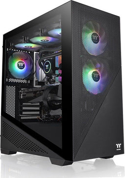 Thermaltake Divider 370 TG ARGB - ATX Semi-toren doos - Gehard glas - Zwart