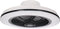 LED's light by Shada Moderno - Plafondventilator met verlichting - Afstandsbediening - 51 cm - Zwart