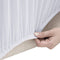vidaXL Driezitsbankhoes - stretch - polyester jersey - wit