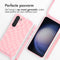 iMoshion Hoesje Geschikt voor Samsung Galaxy S23 Plus Hoesje Met Koord - iMoshion Siliconen design hoesje met koord - Roze / Retro Pink