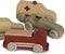 Konges Sløjd houten mini auto's - 9 stuks