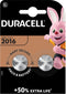 Duracell Specialty 2016 - Lithium knoopcelbatterij - verpakking van 2