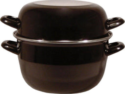 Imperial Kitchen - Mosselpan - Emaille - Ø 24 cm - Zwart