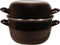Imperial Kitchen - Mosselpan - Emaille - Ø 24 cm - Zwart