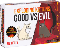 Exploding Kittens - Good vs. Evil - Nederlandstalig kaartspel met nieuwe regels en unieke kaarten
