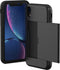 imoshion Hoesje Geschikt voor iPhone Xr Hoesje - Ruimte voor 2 pasjes - imoshion Backcover met pasjeshouder - Zwart