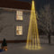 vidaXL - Kerstboom - met - grondpin - 1134 - LED's - warmwit - 800 - cm