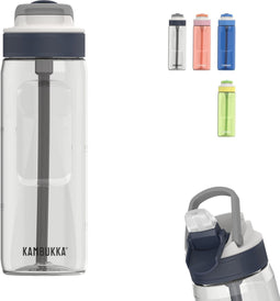 Kambukka Lagoon - Drinkfles 750ml - Geïntegreerd rietje - Clear 2.0