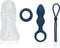 Shots Loveline LOVE047 - Speelgoed Kit voor Hem - Rekbare masturbator en cockring - Zwart