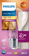 Philips LED Lamp Transparant - 40 W - E27 - Dimbaar warmwit licht