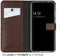 Selencia Samsung Galaxy S23 FE - Echt Lederen Bookcase - 3 Pashouders - Bruin