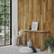 vidaXL - Wandpanelen - houtlook - 4,12 - m² - PVC - bruin