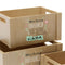 Set decoratieve dozen Versa Hout (3 Onderdelen)