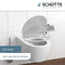 SCHÜTTE 82702 - WC-Bril - Duroplast - Soft Close - Afklikbaar - Grijs