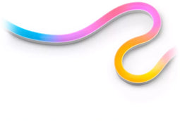 WiZ Neon Flex Strip - LED Strip - 3m buigbaar met kleurverloop - Multi-color