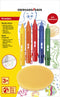 Eberhard Faber badkrijtjes - met spons - 5 stuks - EF-524105