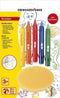 Eberhard Faber badkrijtjes - met spons - 5 stuks - EF-524105