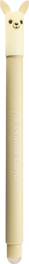 Eberhard Faber gelpen - Animal Erase-It Lama - schrijfkleur blauw - EF-582104
