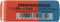 Eberhard Faber gum - voor inkt en potlood - rood/blauw