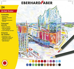 Eberhard Faber kleurpotloden - Artist Color - 24 stuks - in metaaletui - EF-516124