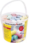 Eberhard Faber stoepkrijt - 20 stuks - in emmer - glitterkleur - EF-526520