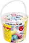 Eberhard Faber stoepkrijt - 20 stuks - in emmer - glitterkleur - EF-526520