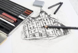 Eberhard Faber tekenset - Artist Color - 16 stuks - metaaletui - EF-516916