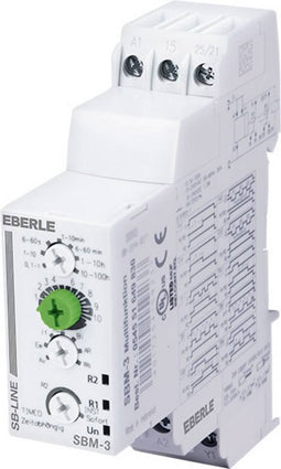Eberle 054551649830 SBM-3 Tijdrelais 1 stuk(s) Tijdsduur: 0.01 s - 100 h 2x wisselcontact