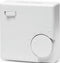 Eberle RTR Ruimtethermostaat H7.5xB7.5xD2.75cm Wit