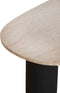 Light & Living Organische Salontafel Lasica - Travertin - 130 x 80cm - Zand