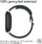 imoshion Siliconen sport bandje - Geschikt voor Fitbit Versa 4, Versa 3, Sense 2, Sense - Groen - One Size