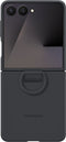 Samsung Galaxy Z Flip 7 - Ring Case - Siliconen - Zwart