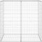 vidaXL - Schanskorfmuur - met - deksels - 100x60x100 - cm - gegalvaniseerd - staal