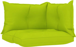 vidaXL - Palletkussens - 3 - st - stof - heldergroen