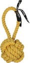 Ebi - Speelgoed Voor Dieren - Hond - 'are You Knots' Bal Met Lus 28cm Geel - 1st