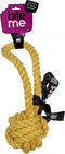 Ebi - Speelgoed Voor Dieren - Hond - 'are You Knots' Bal Met Lus 28cm Geel - 1st