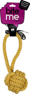 Ebi - Speelgoed Voor Dieren - Hond - 'are You Knots' Bal Met Lus 28cm Geel - 1st