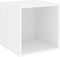 vidaXL - Wandkasten - 2 - st - 37x37x37 - cm - bewerkt - hout - wit