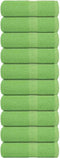 vidaXL - Gastendoekjes - 10 - st - 360 - g/m² - 360 - g/m² - 100% - katoen - appelgroen