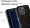 iMoshion Hoesje Geschikt voor iPhone 15 Pro Hoesje Siliconen - iMoshion Design hoesje - Zwart / Sky Black Transparent
