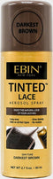 EBIN Tinted Lace Aerosol Spray - Darkest Brown 80ml