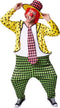 dressforfun - Herenkostuum clown Pepe L - kleurrijke overall met clownsneus en hoed