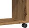 vidaXL - Rolkast - 72x33x42,5 - cm - bewerkt - hout - artisanaal - eikenkleurig