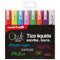 Vloeibare krijtstiften Uni-Ball PWE-5M Multicolour 8 Stuks