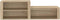 vidaXL - Schoenenkast - 150x35x45 - cm - bewerkt - hout - sonoma - eikenkleurig