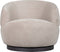 BePureHome Woolly Draaifauteuil - Ribstof - Natural - 71x84x88