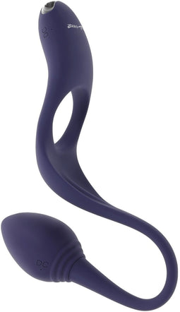 Zero Tolerance - Tip To Tail Vibrerende Cockring met Buttplug