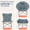 TRVLMORE Comfort Bench - Campingbank - 2 Persoons - 240 kg draagvermogen - Grijs