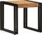 vidaXL - Koffietafel - 40x50x38 - cm - Massief - Acaciahout