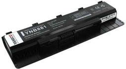 Yanec - Laptop Accu - 5200mAh Li-Ion voor Asus N56/N76/F55/N46 Series - Zwart